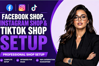 setup tiktok shop, shopify dropshipping, facebook and instagram shop