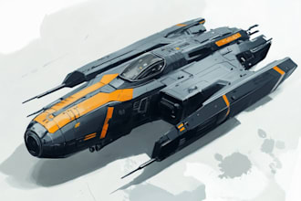 do sci fi spaceship design