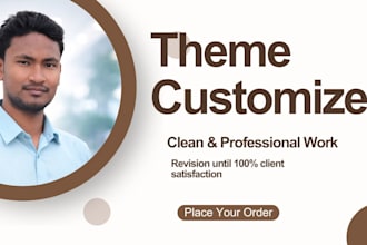 do wordpress install, theme customization and demo import