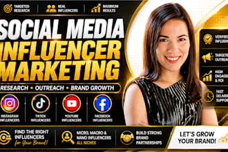 be your ai influncer social media marketing manager, tiktok manager  ugc ads