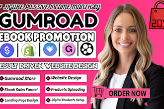 setup gumroad digital products store,gumroad book promotion,products uploading