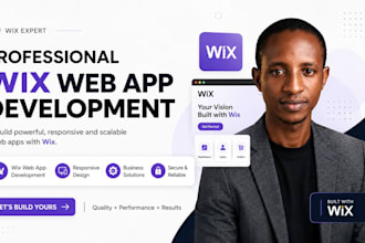 design a professional wix website design and redesign wix website and wix app