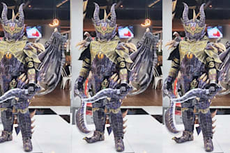 create custom cosplay creation wearable game movie cosplay armor with weapons