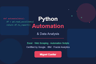 automate your excel and data tasks with python