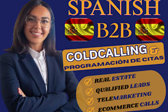 do cold calling outreach and lead generation for real estate or any niche