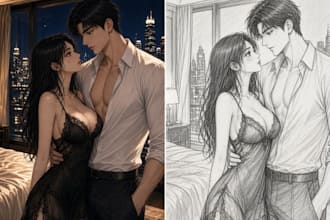 write and draw nsfw or sfw anime for erotic stories romance smut and nswf art