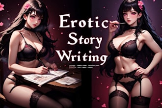 write and draw nsfw or sfw anime for erotic stories romance smut and fanfiction