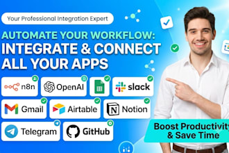 integrate n8n openai google sheets slack gmail airtable notion telegram github