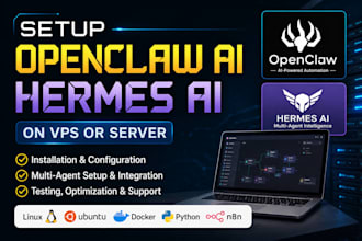 setup openclaw ai agent hermes ai multi agent claude code setup on vps or server