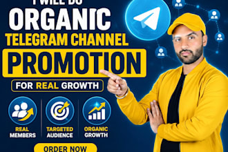do organic telegram channel promotion for real growth