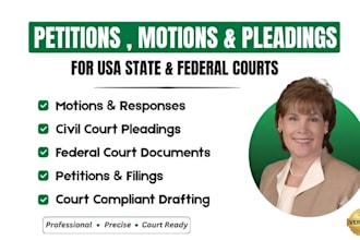 write a legal complaint to file your civil lawsuit