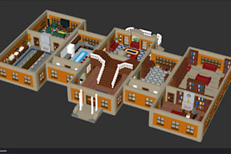 design custom 3d lego moc with xml part list studio file and PDF instructions