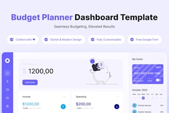 design custom excel or google sheets budget spreadsheet, income expense tracker