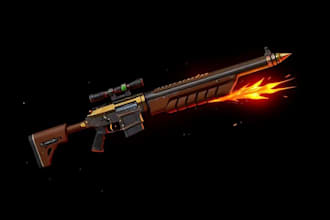 create weapon design and illustration