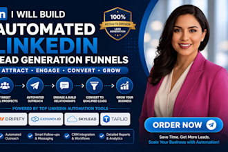 build automated linkedin lead generation funnels
