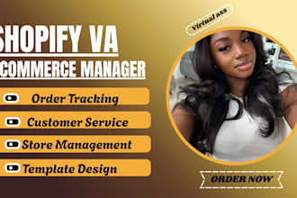 manage your shopify store and e commerce customer service shopify assistant