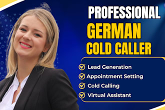 be your german b2b cold caller and appointment setter for terminvereinbarung