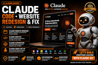claude code website redesign fix claude automation claude agent set up claude ai