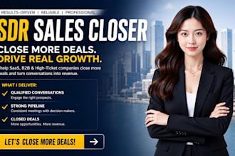 be your high ticket sdr sales closer  UK, canada  lead generation outreach