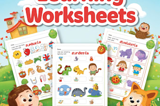 make sight words learning activity worksheets for kids