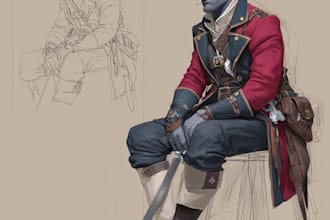 create cinematic dungeons dragons character art and fantasy portraits