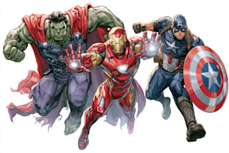 do a superhero comic