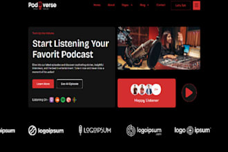 squarespace podcast website business podcast website music website dj website