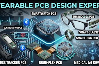 do wearable pcb for smartwatch fitness band smart classes nd medical iot devices