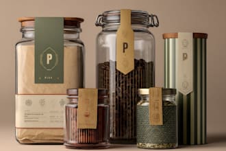 label design and packaging design
