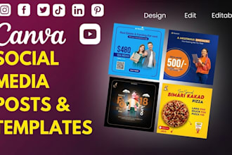 be your expert canva poster designer and short video editor