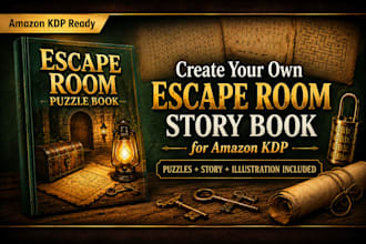 create escape room, storyplay, puzzle design, treasure hunt, scenarios, riddles