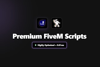 create a custom, highly optimized fivem script in lua