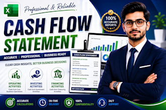prepare balance sheet, income statement and cash flow statement