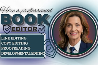 do developmental editing, copy and line editing, proofread novels and stories