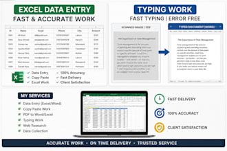 do editing and data entry work