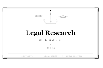 do legal research and draft contracts, ndas and legal memos for startups