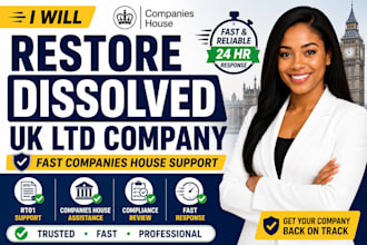 restore your dissolved UK ltd company with companies house support