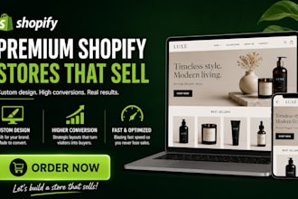 design shopify website, shopify ecommerce store development, shopify seo expert