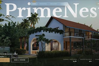 design a luxury real estate website that beats your idx template