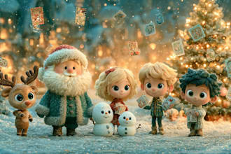 design amazing christmas ,greeting or holiday card