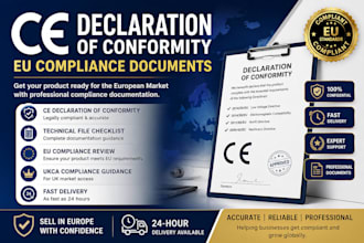 prepare ce declaration of conformity and eu compliance documents