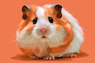 draw a cartoony custom pet portrait
