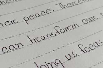 write anything with my beautiful handwriting