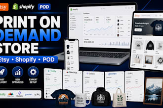 setup etsy shopify pod etsy printify printful gelato gooten apliiq integration