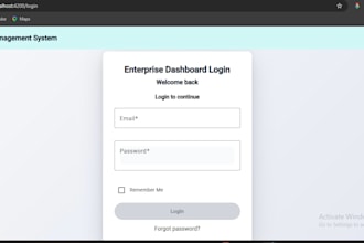 develop a professional angular website or web application