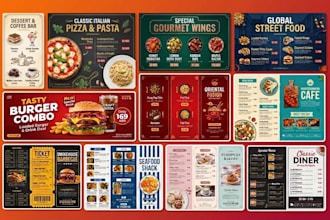 design animated or static digital menu board for you
