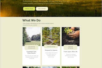 create an interactive website