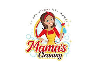 design cleaning fresh wash theme logo