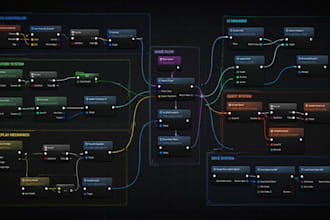 create modular unreal engine blueprint systems and mechanics
