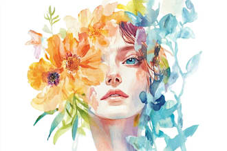 draw a watercolor illustration